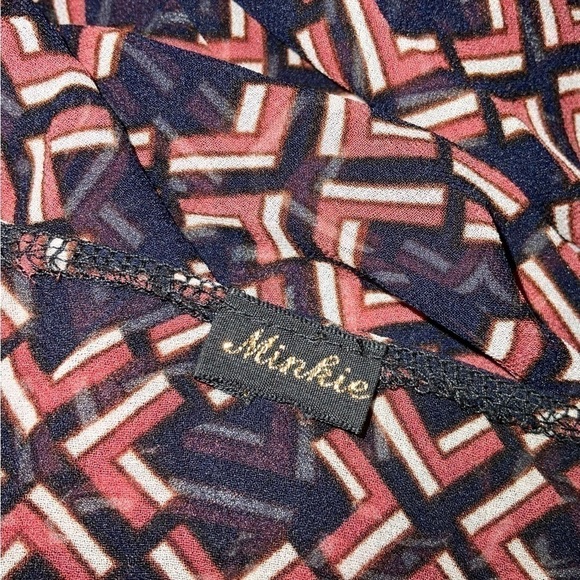 Minkie Unlined long sleeve dress. Made in UK. Sz. M - Picture 10 of 12